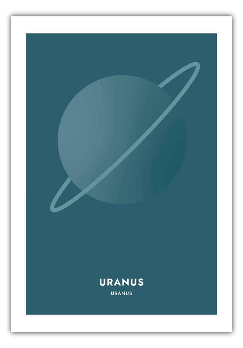 MOTIVISSO Poster Planeten - Uranus - Uranus