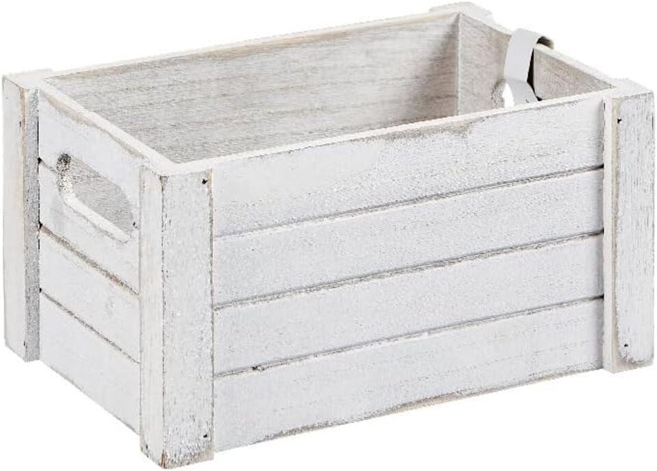 KESPER® Dekokiste Dekokiste Weiss ca 26x17x13cm (1 St)