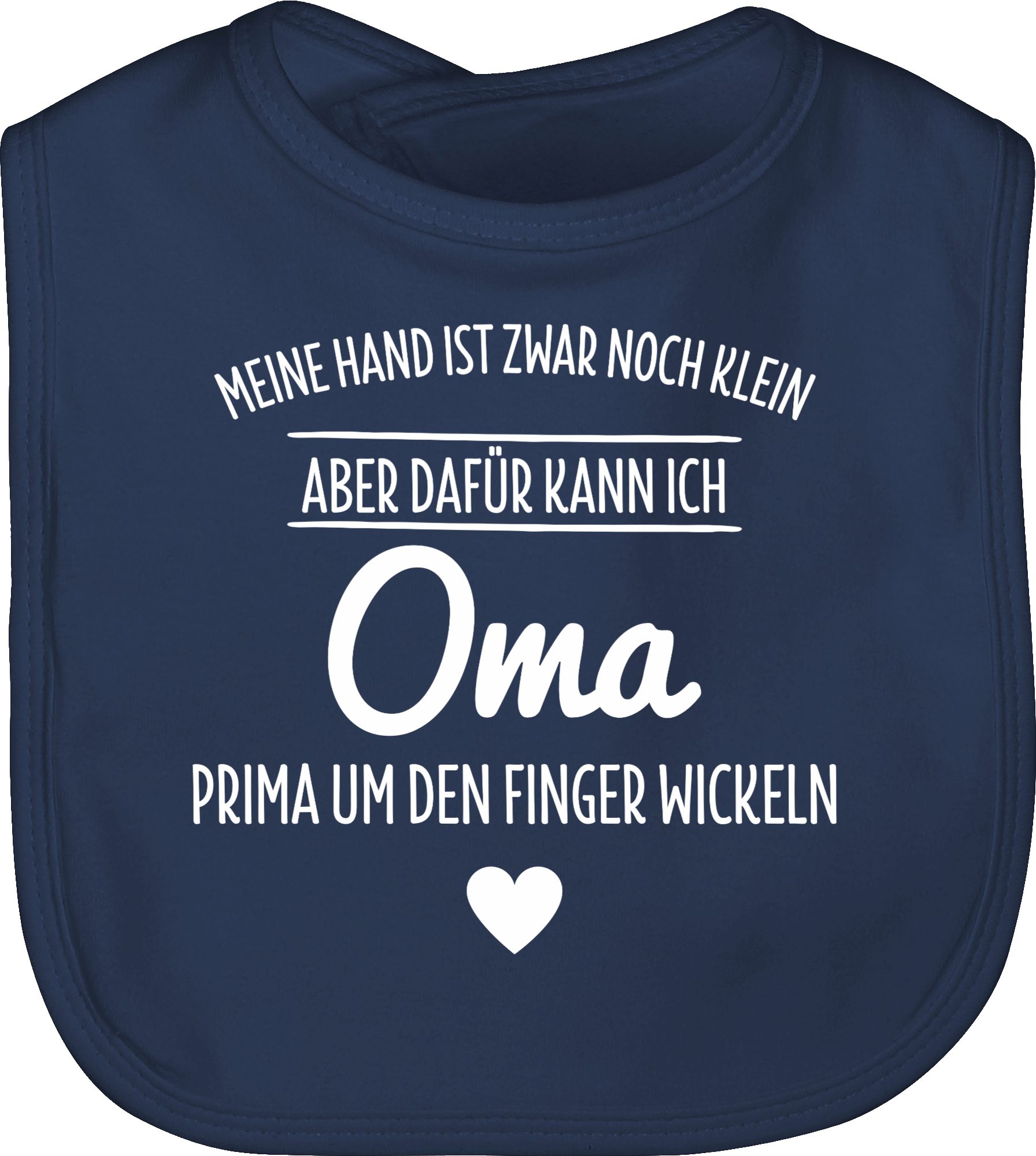 Shirtracer Lätzchen »Oma um den Finger wickeln Sprüche Baby Baby Lätzchen Baumwolle« online