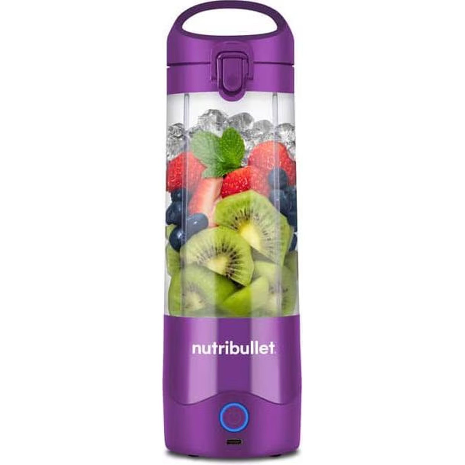 nutribullet Zerkleinerer NBP003PU Portable Samtlila, BPA-freier Becher