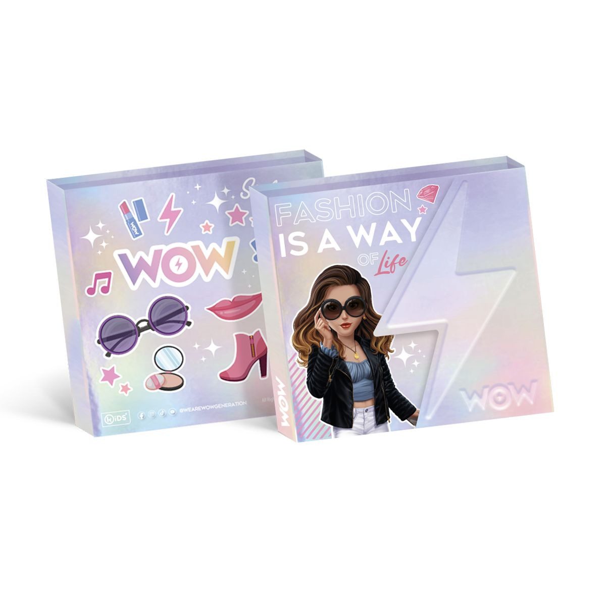 Kids Euroswan Notizzettel WOW GENERATION Haftnotizen verschiedenen Formen und Farben Box