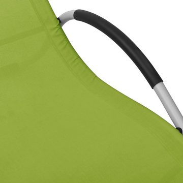 vidaXL Gartenlounge-Sessel Liegestuhl Relaxstuhl Gartenliege Sonnenliege mit Nackenkissen Textile