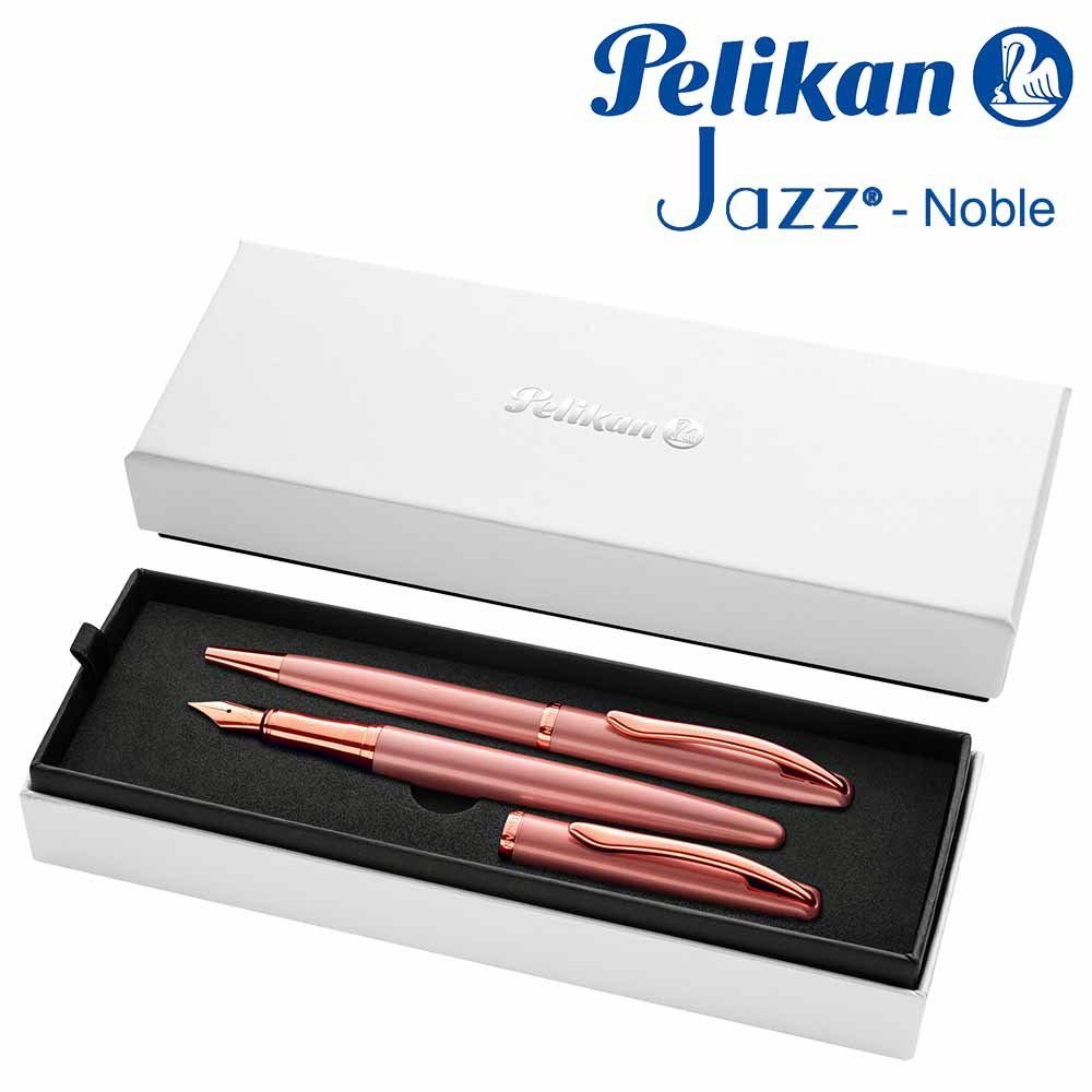 Jazz Geschenke-Set Pelikan Pelikan Pink Rose Kugelschreiber Füller Noble Drehkugelschreiber