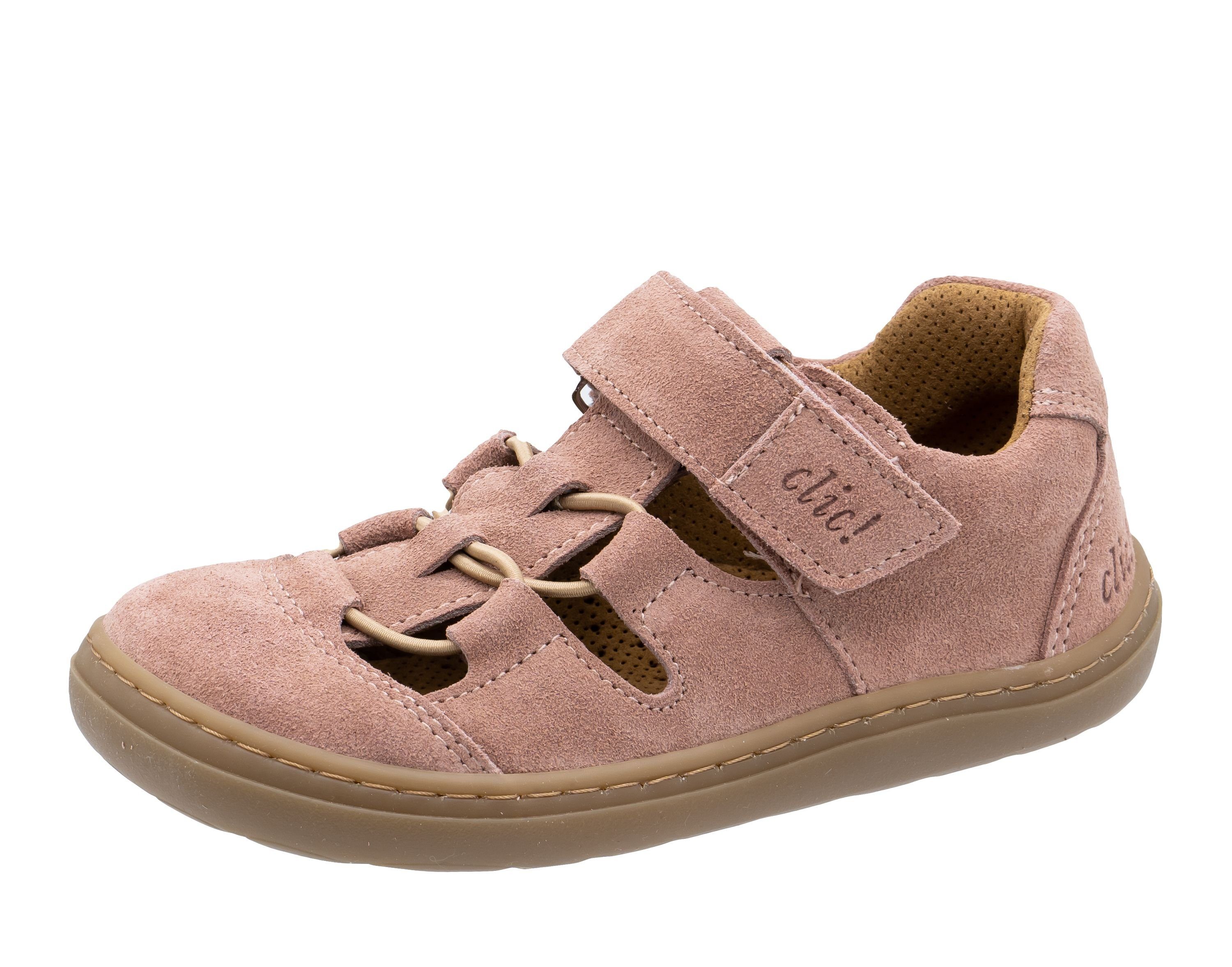 Clic Clic Sandalen Mädchen 21012-V Klett Rosa Sandalette