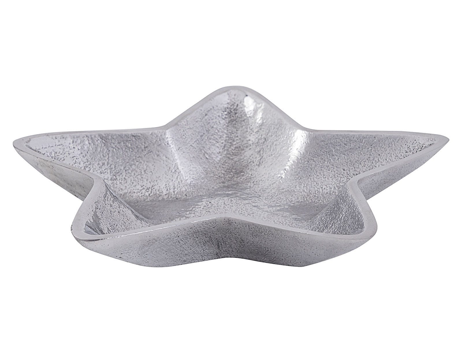 Amagohome Servierschale Dekoschalen Stern 2er Set Starlight Weihnachtsdeko Aluminium, Aluminium, (2-tlg)