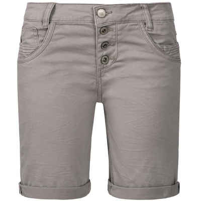 SUBLEVEL Shorts Damen Bermudas kurze Hose Baumwolle Jeans Sommer Chino Stoff