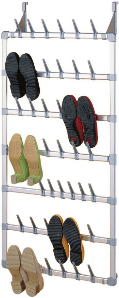 Ruco Schuhregal, Aluminium/Kunststoff, für bis zu 21 Paar Schuhe