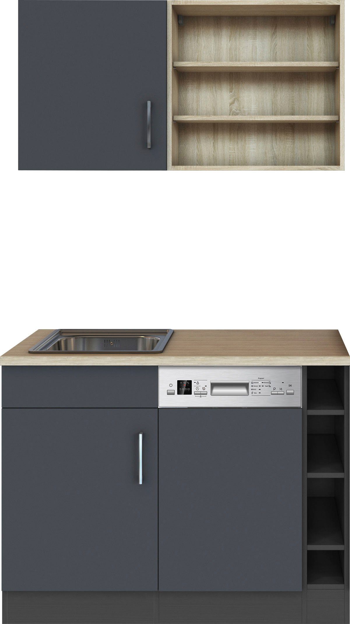 KOCHSTATION Pantryküche "KS-Mali", Breite 110 cm, mit E-Geräten günstig online kaufen