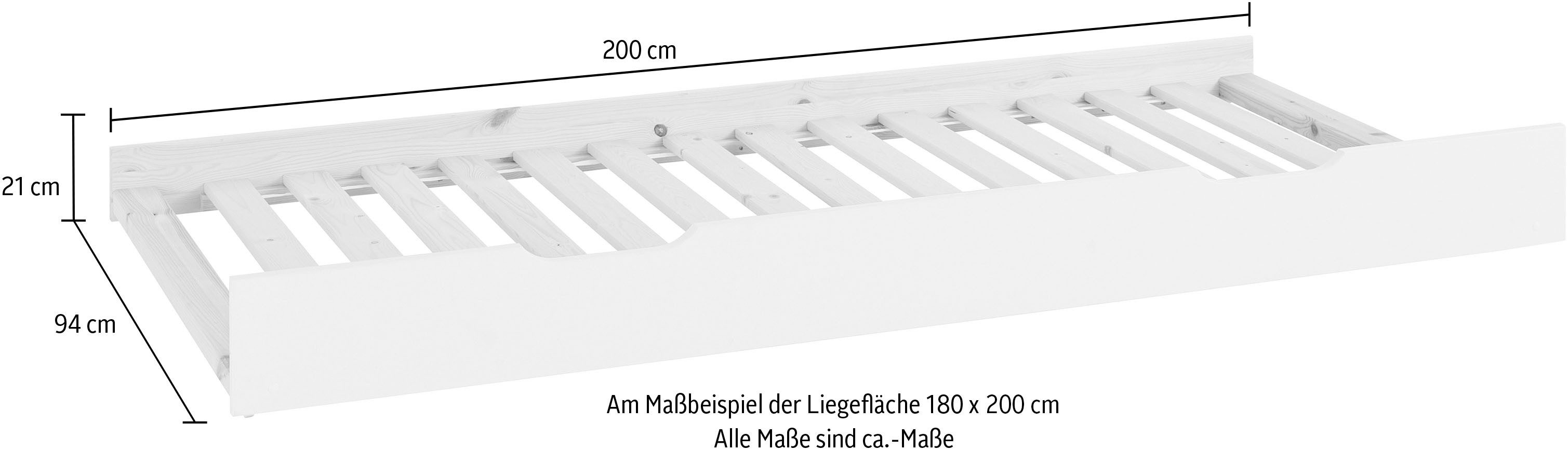 OTTO home Schubkasten "TIPO ", als 2. Schlafgelegenheit, inklusive Rollrost