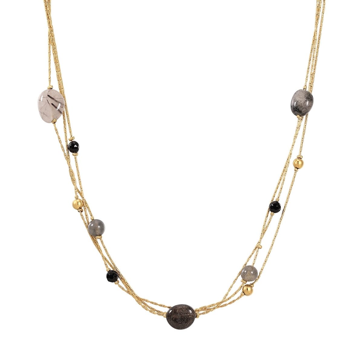 Edelstahlkette gelbgold