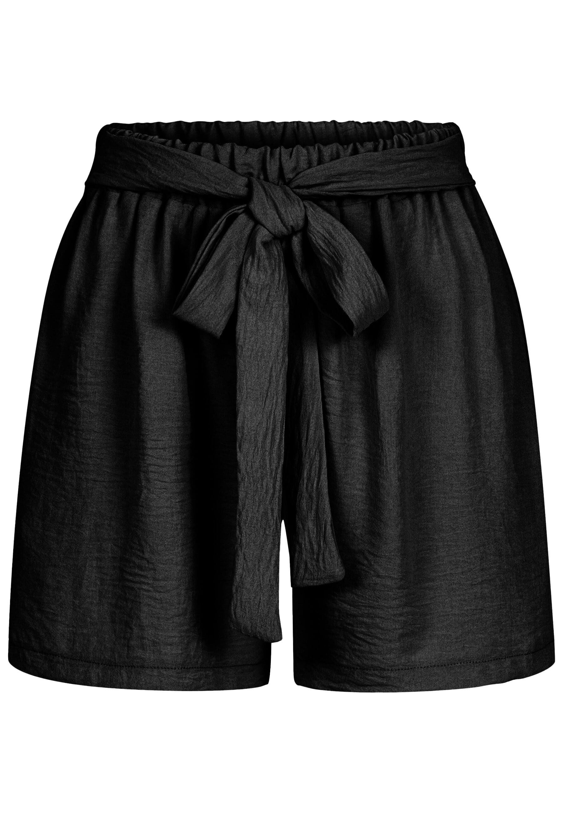CLOUD 5IVE Shorts CLOUD 5IVE Musselin Shorts with tie belt (1-tlg)