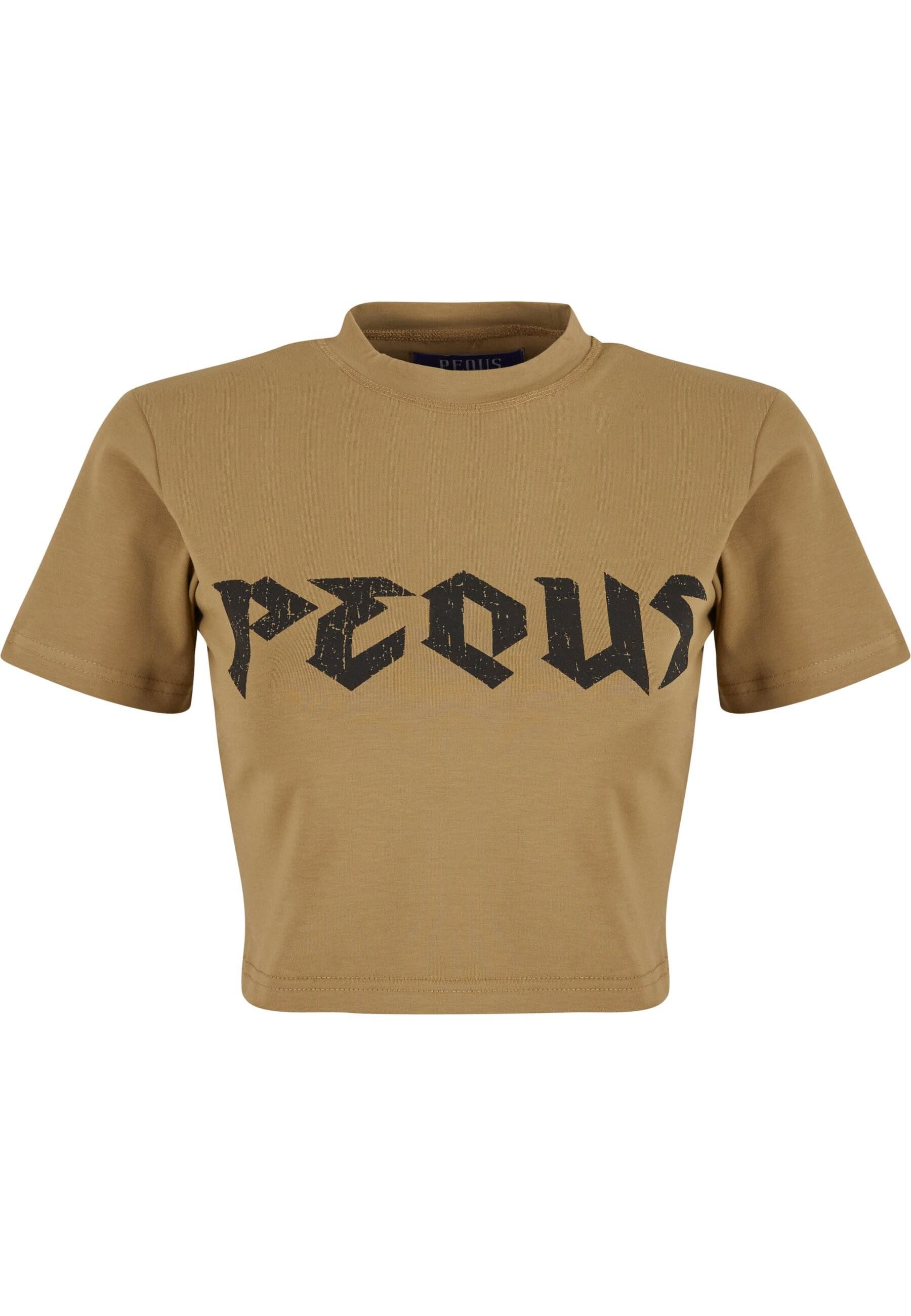 PEQUS T-Shirt PEQUS PEQUS Band Logo Crop Tops (1-tlg)