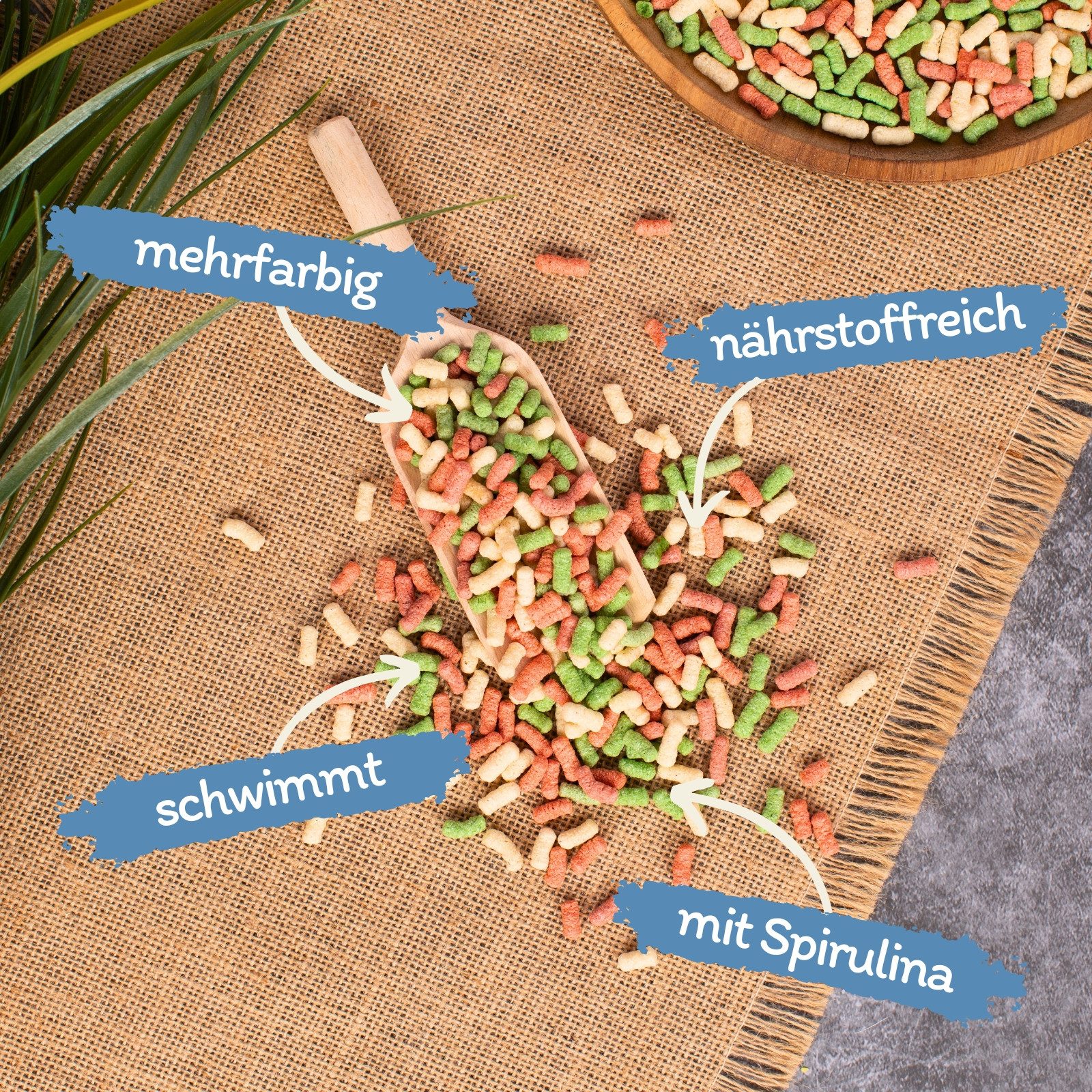 Lyra Pet 2 x 40 Liter (6 kg) Lyra Pond® Pond Colour Sticks Koi Mix Teichfutter, Hauptfutter für: Fisch