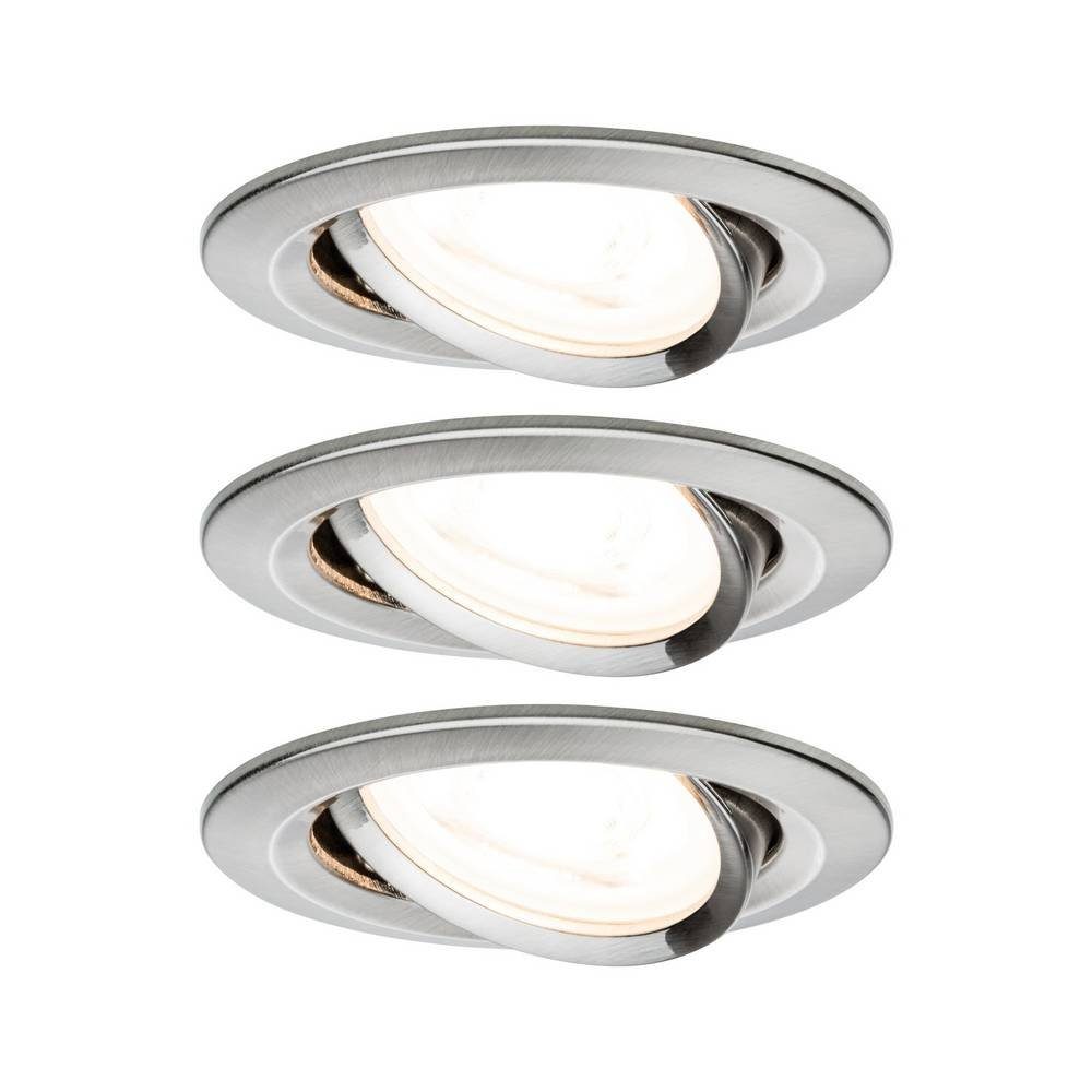 Paulmann LED Einbauleuchte LED Einbauleuchte Basisset schwenkbar rund 84mm