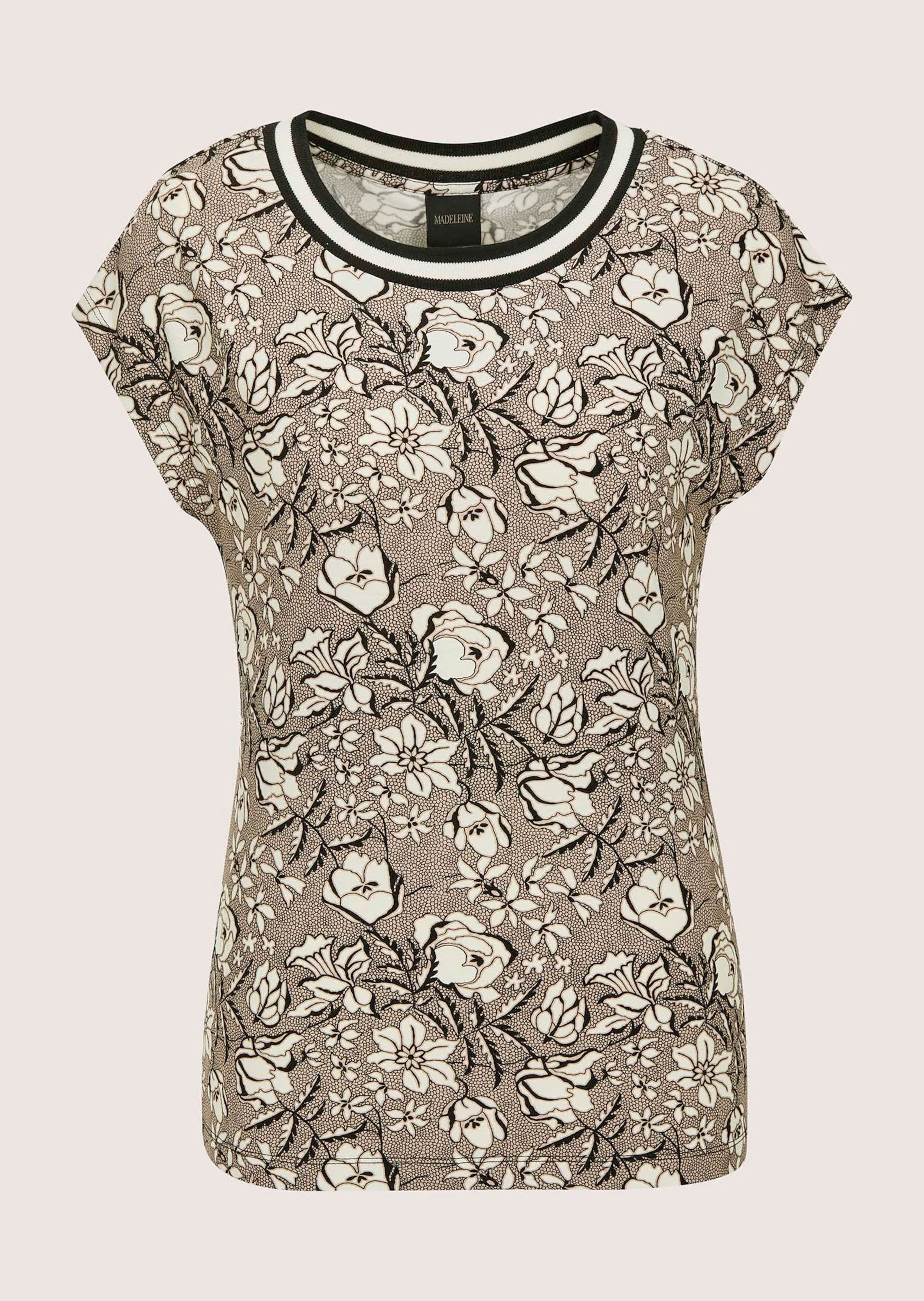Kurzarmshirt Kurzarm Shirt mit All-Over-Print