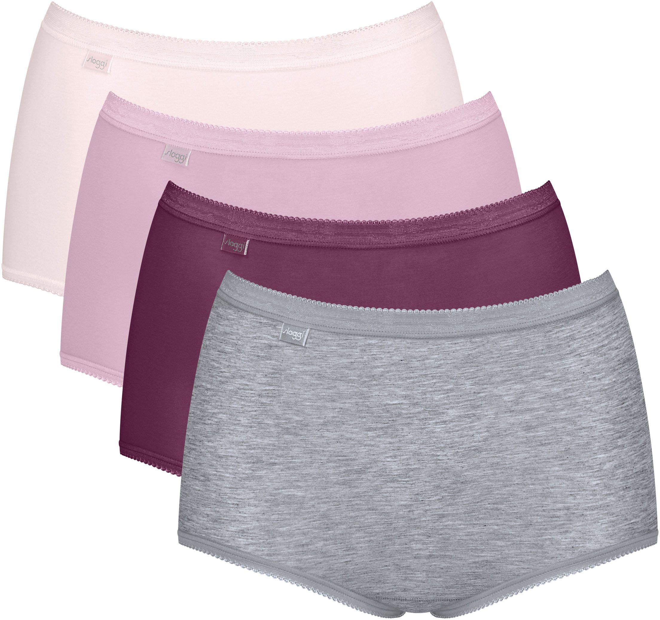 sloggi Maxislip "Basic+", (4er Pack), Baumwollmischung, weiche Nähte, hohe günstig online kaufen