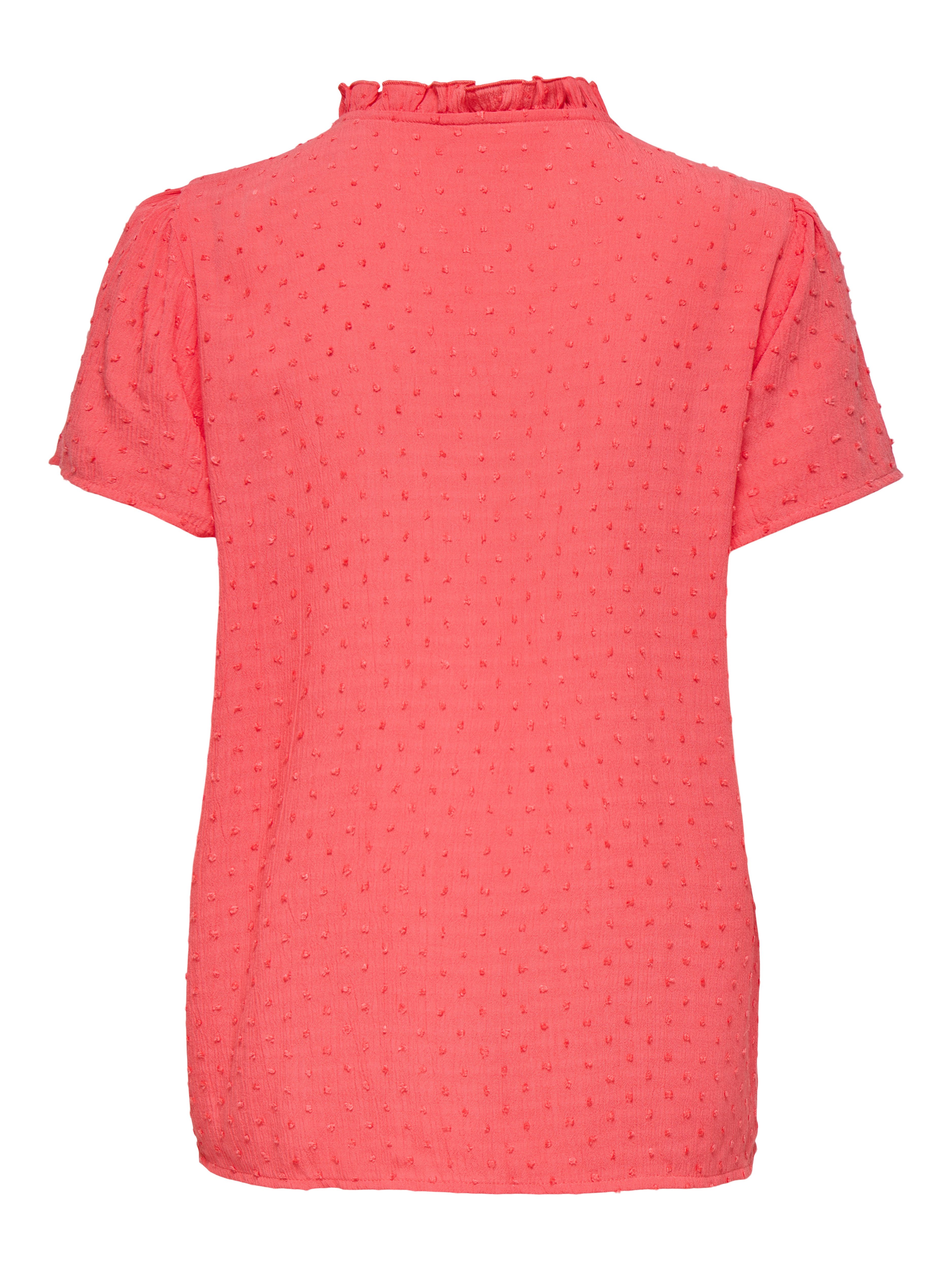 JDY Kurzarmbluse JDYLIMA LIFE S/S TOP WVN NOOS Viskose, loose fit
