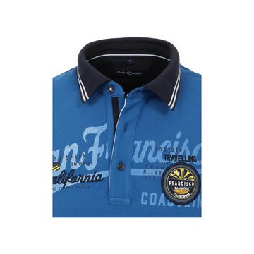 VENTI Poloshirt blau regular (1-tlg)