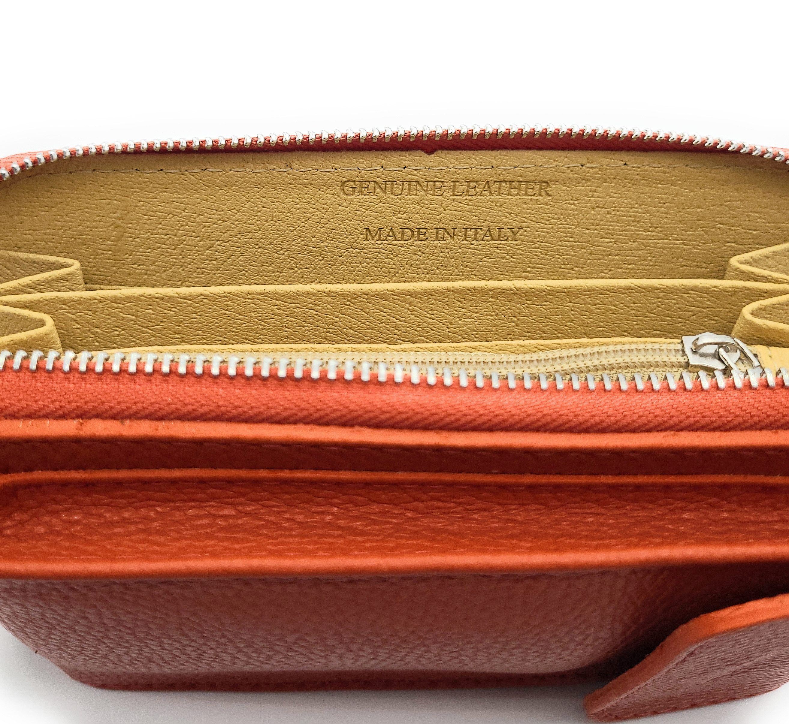 Lemasi Handytasche echt Leder Umhängetasche, Geldbörse made in Italy, Smartphonetasche, mit Kartenfächern, Schultergurt