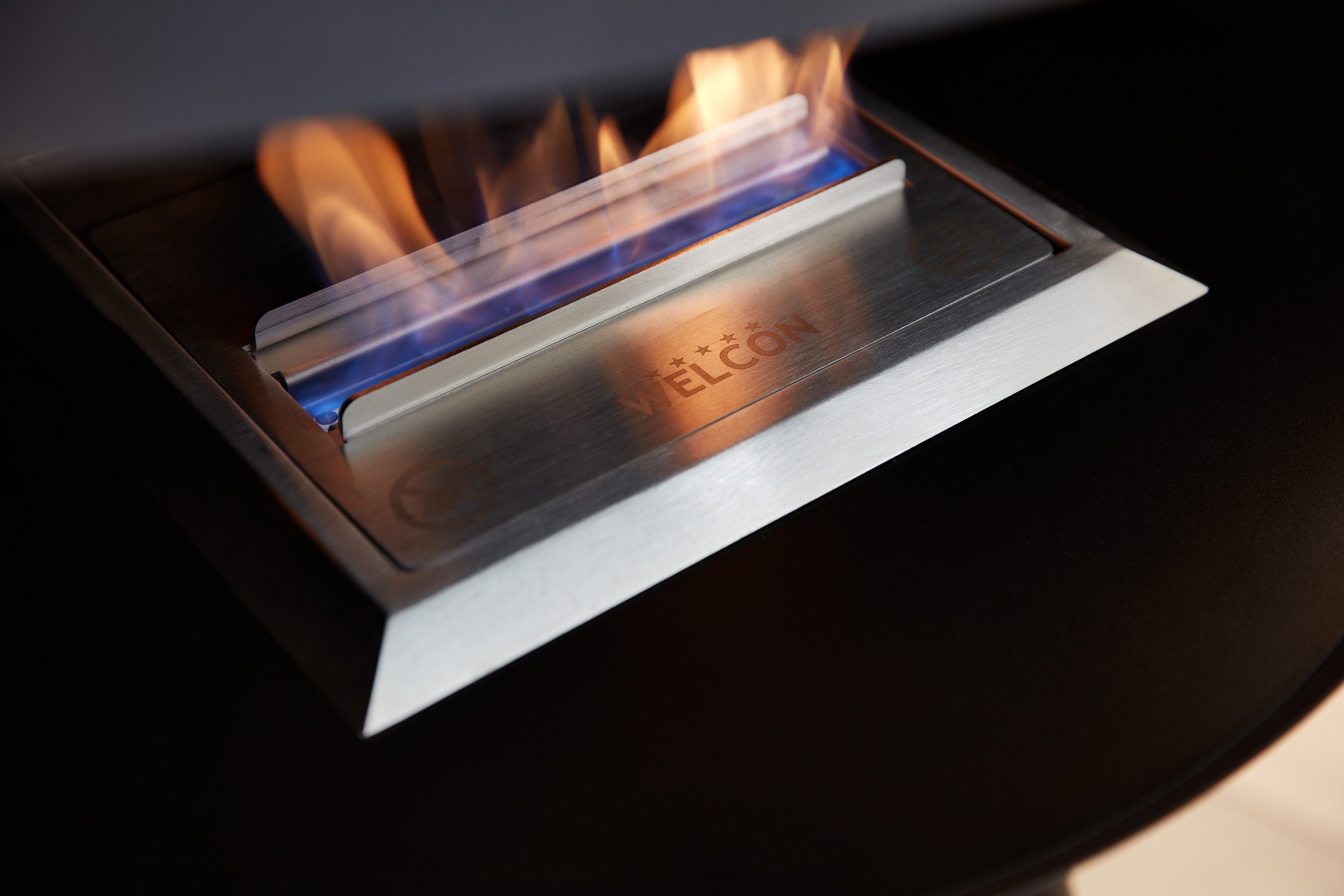 Welcon Bioethanol Echtfeuer-Dekokamin Kamin & Kopenhagen Fireplace WELCON