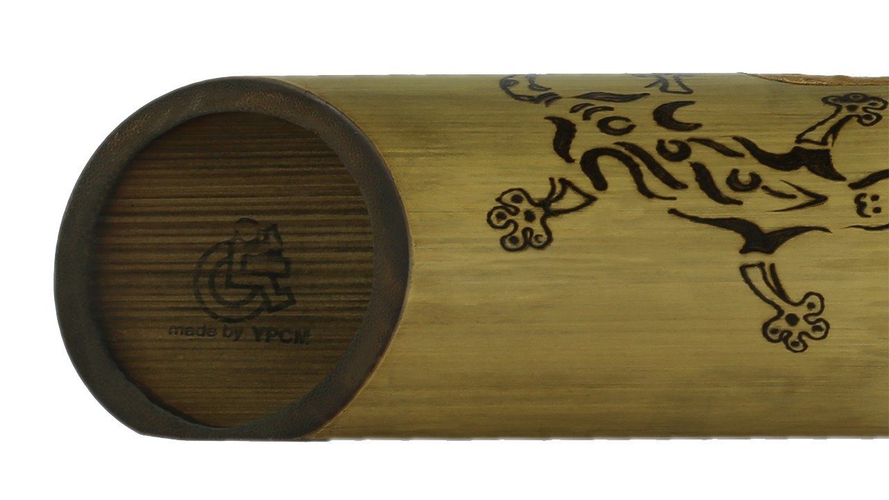 Bonizetti (Bambus-Lautsprecher Holz Pyrografie Lautsprecher Musikbox) Handy Echt handgefertigt Gecko