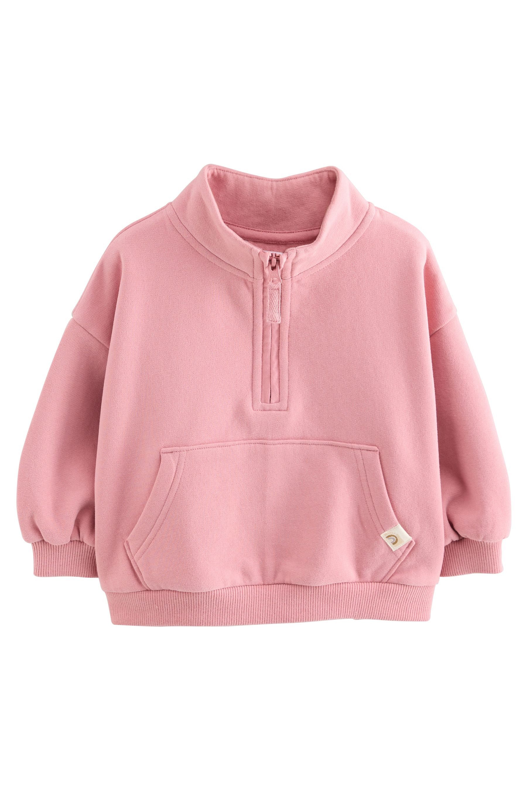 Next Sweatshirt Sweatshirt mit halblangem Reißverschluss (1-tlg)