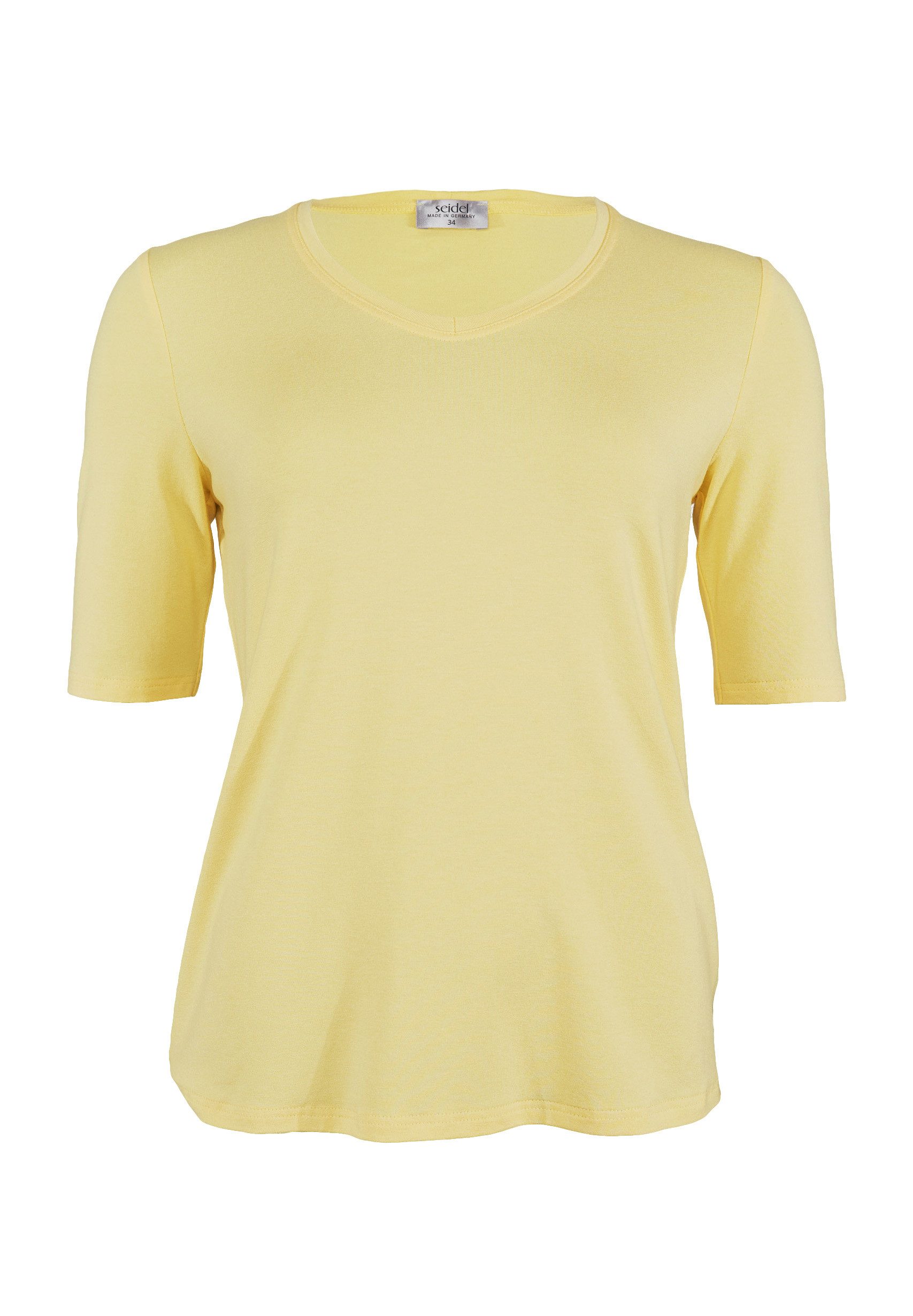 Seidel Moden V-Shirt mit Halbarm aus softem Material, MADE IN GERMANY