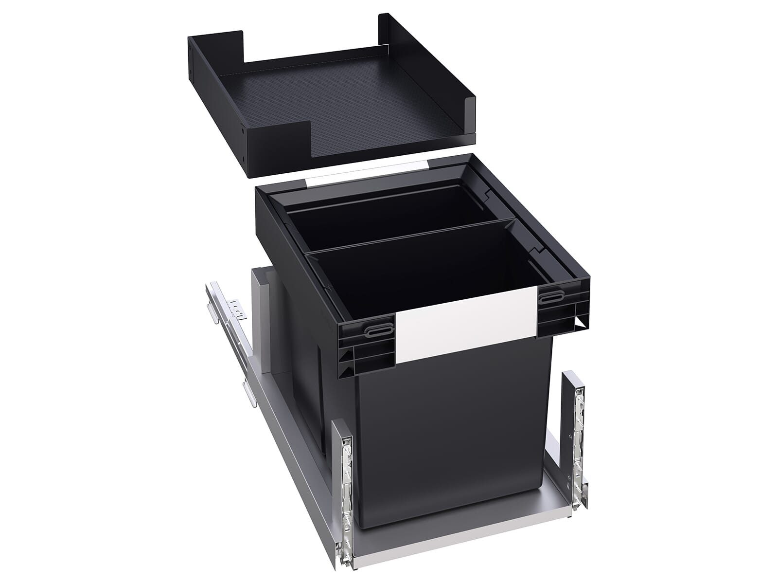 Blanco Abfallsystem-Rahmensteg Blanco Select II 40/2 Combi - 527 854 Einbau Abfallsammler (2x13L) (2 St)