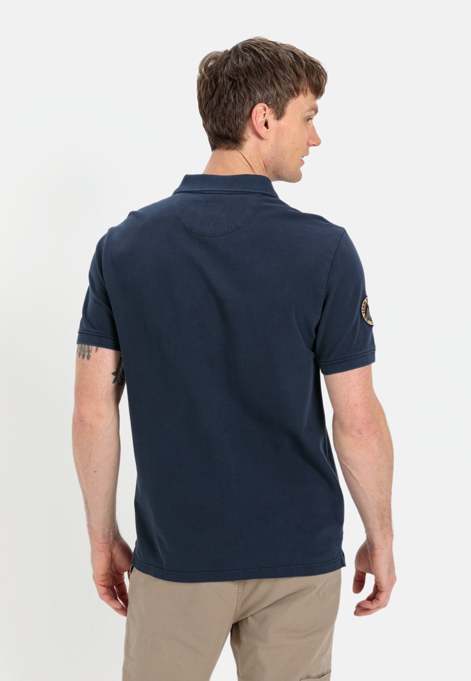 camel active Poloshirt aus zertifiziertem Organic günstig online kaufen