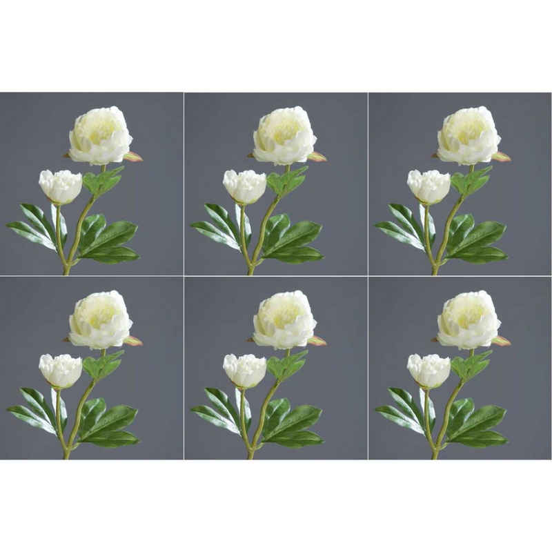 Kunstpflanze, DPI, Höhe 60 cm, Weiß H:60cm D:10cm Kunststoff