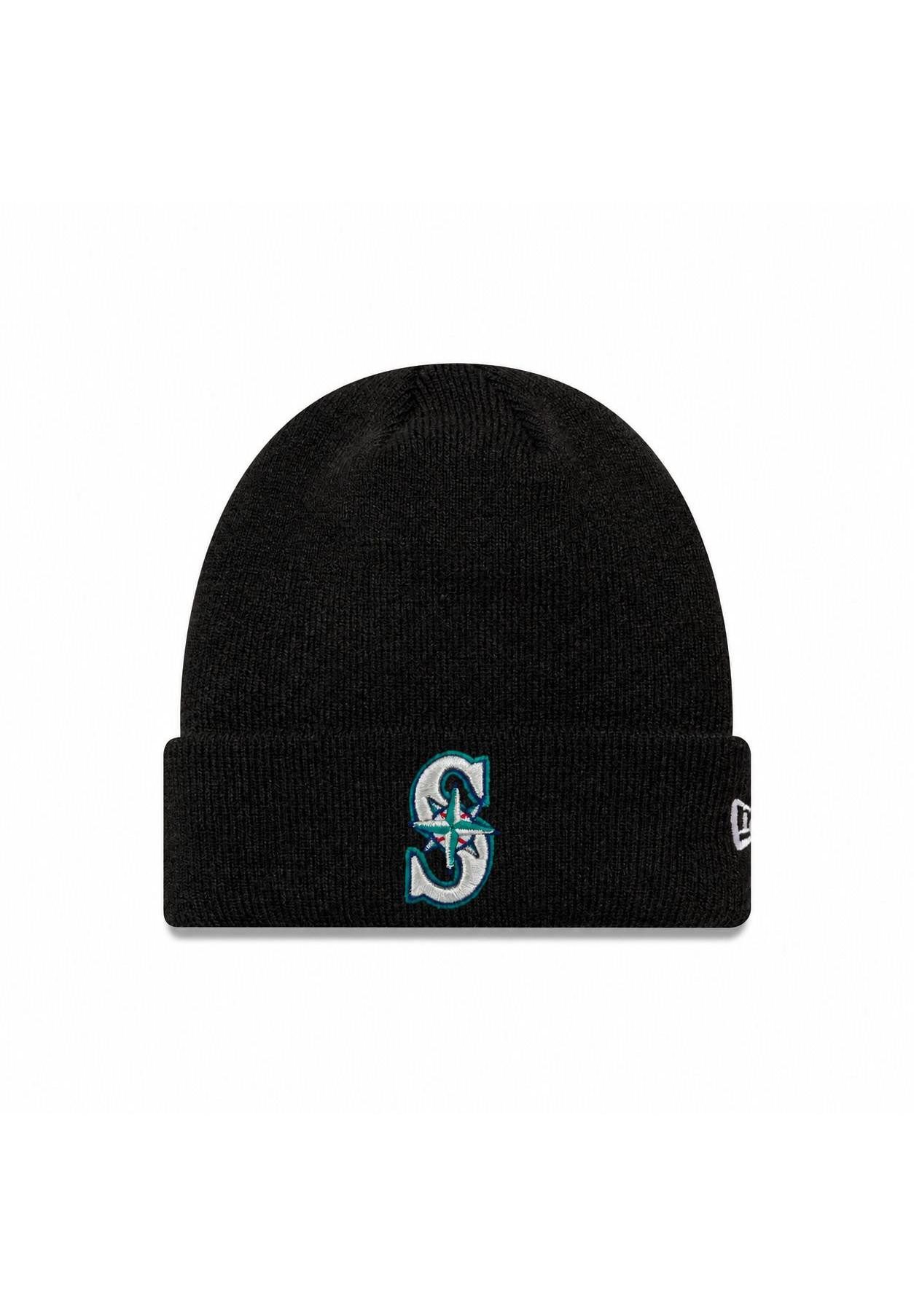 New Era Beanie Seattle Mariners New Era MLB Cuff Knit Beanie Schwarz (1-St)