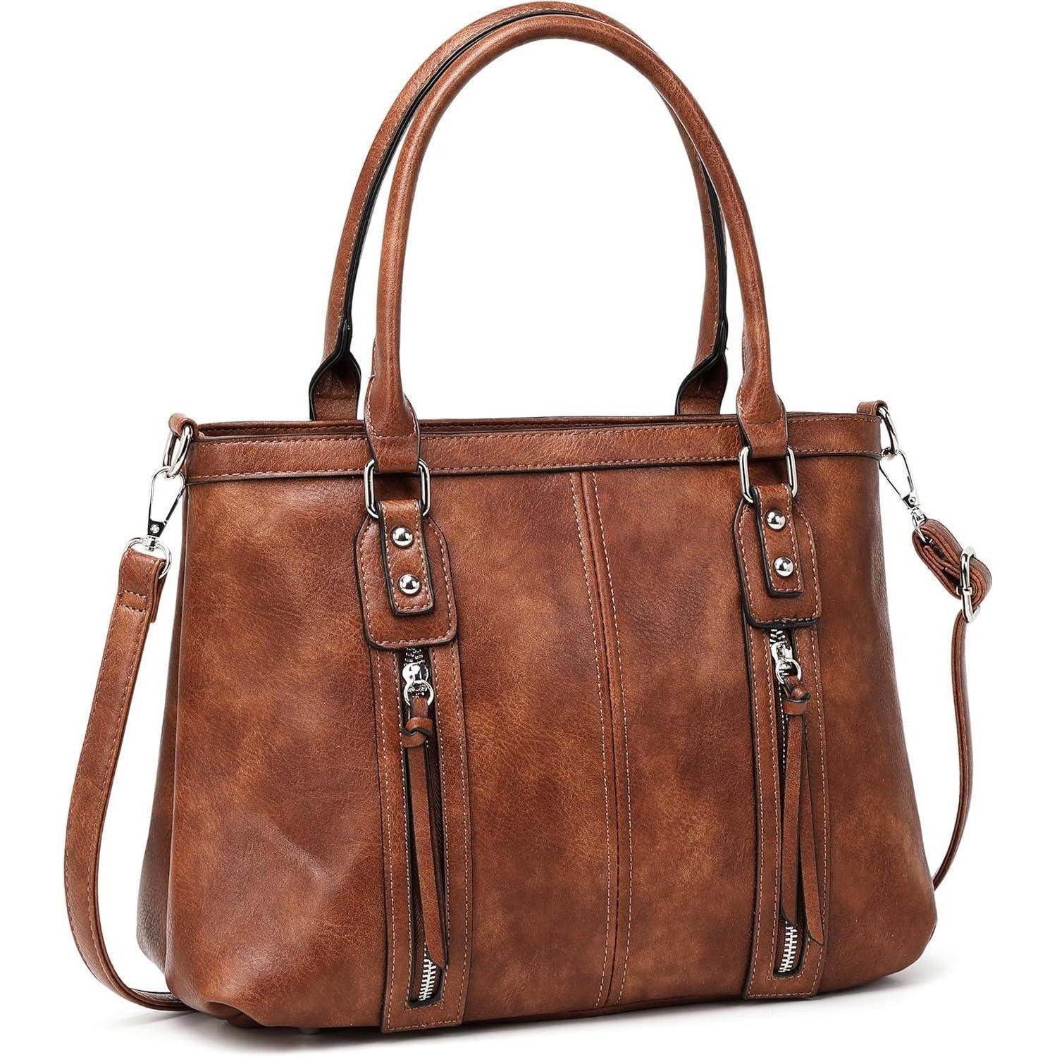 LuxusKollektion Henkeltasche Große Damen Henkeltasche Leder Umhängetasche B günstig online kaufen