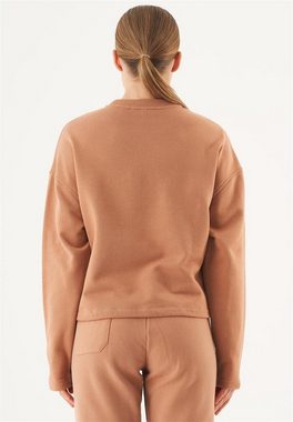 ORGANICATION Sweatshirt Seda-Women's Loose Fit Sweatshirt in Light Brown