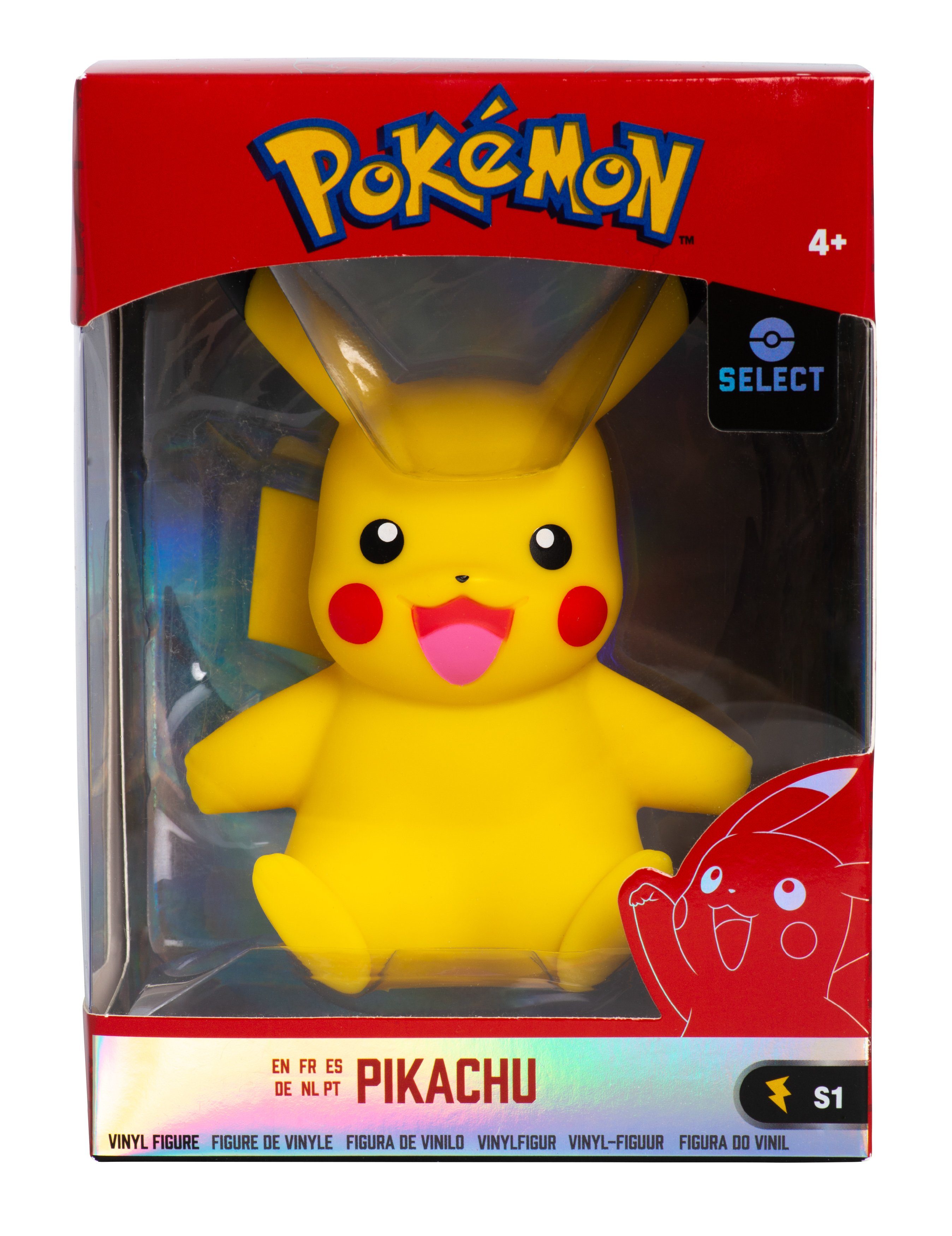 Jazwares Merchandise-Figur Pokémon - Pikachu - Vinyl Figur 10 cm, (1-tlg)