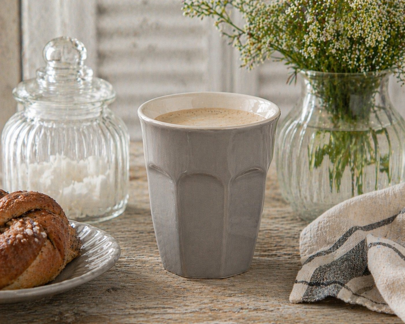 Ib Laursen Becher IB Laursen Café Latte Becher Mynte® French Grey