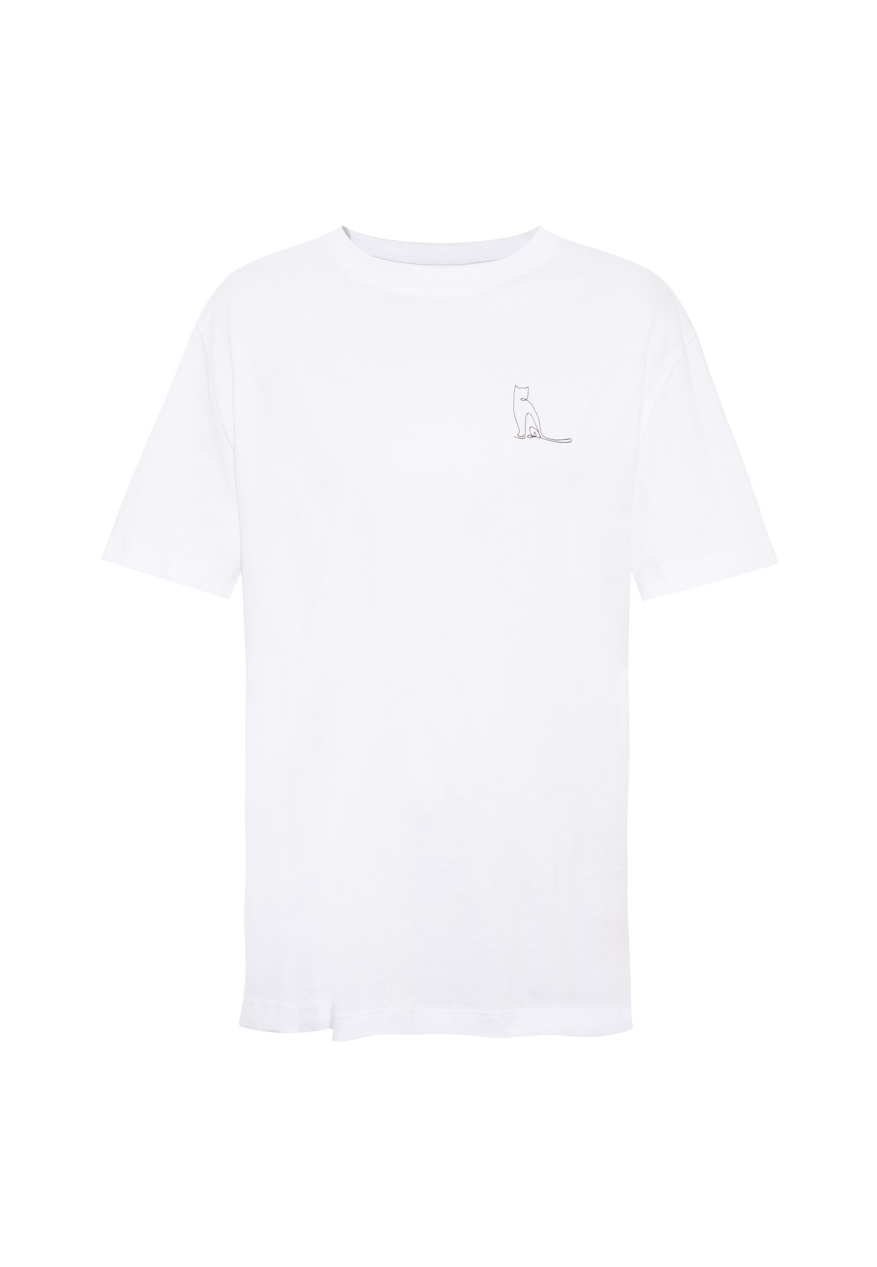 T-Shirt Rundhals Kurzarm Oberteil mit Print für Damen