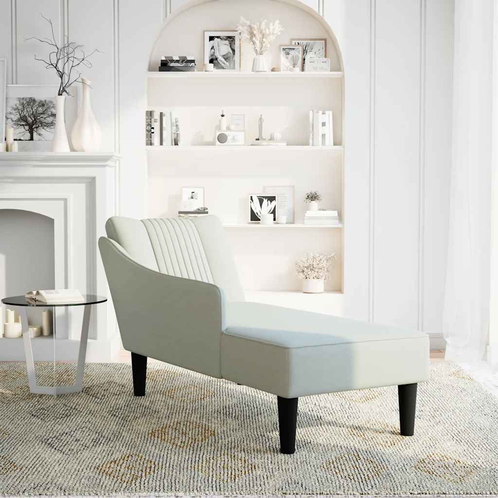 vidaXL Chaiselongue Chaiselongue mit Rechter Armlehne günstig online kaufen