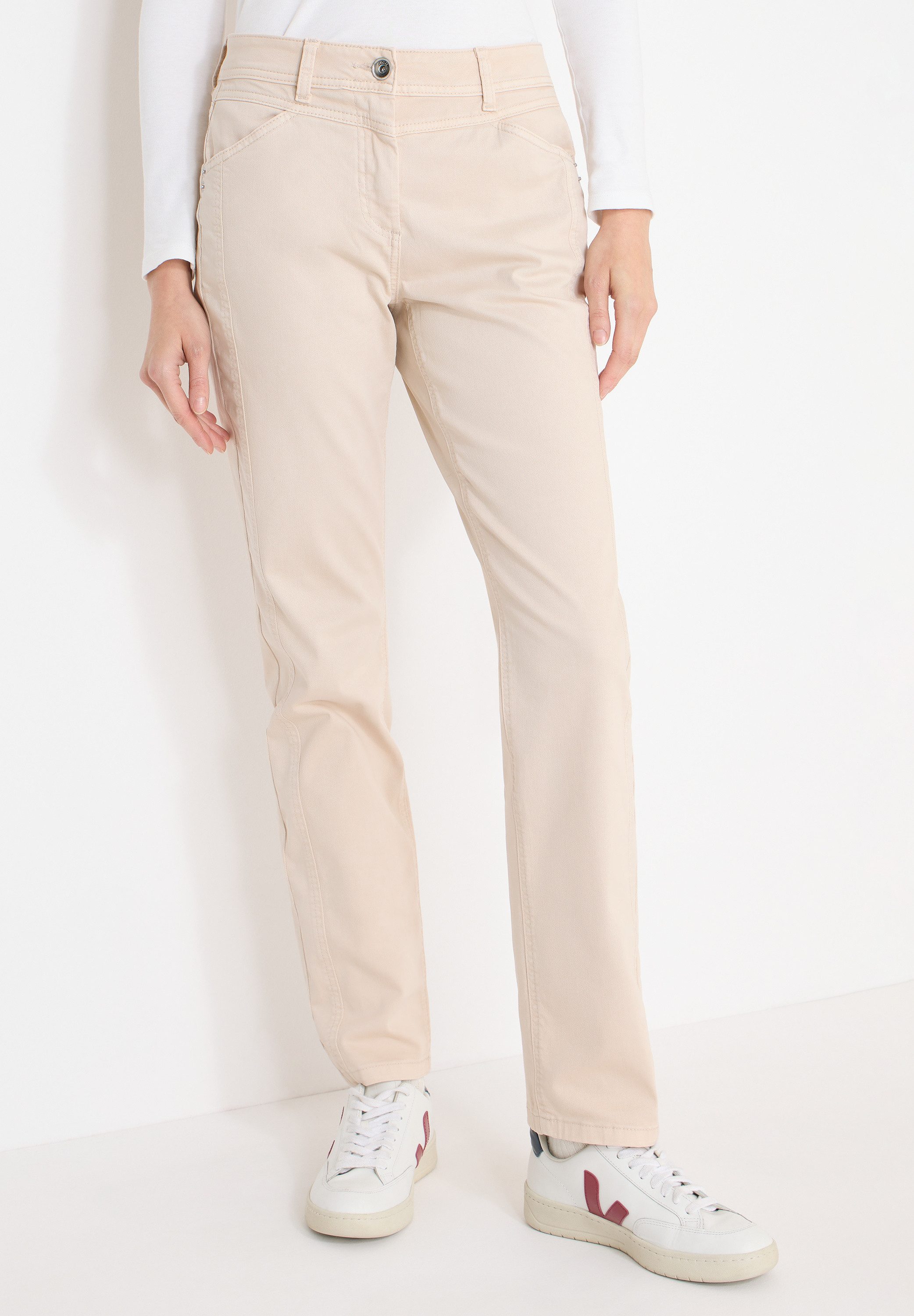 CECIL Stoffhose High Waist