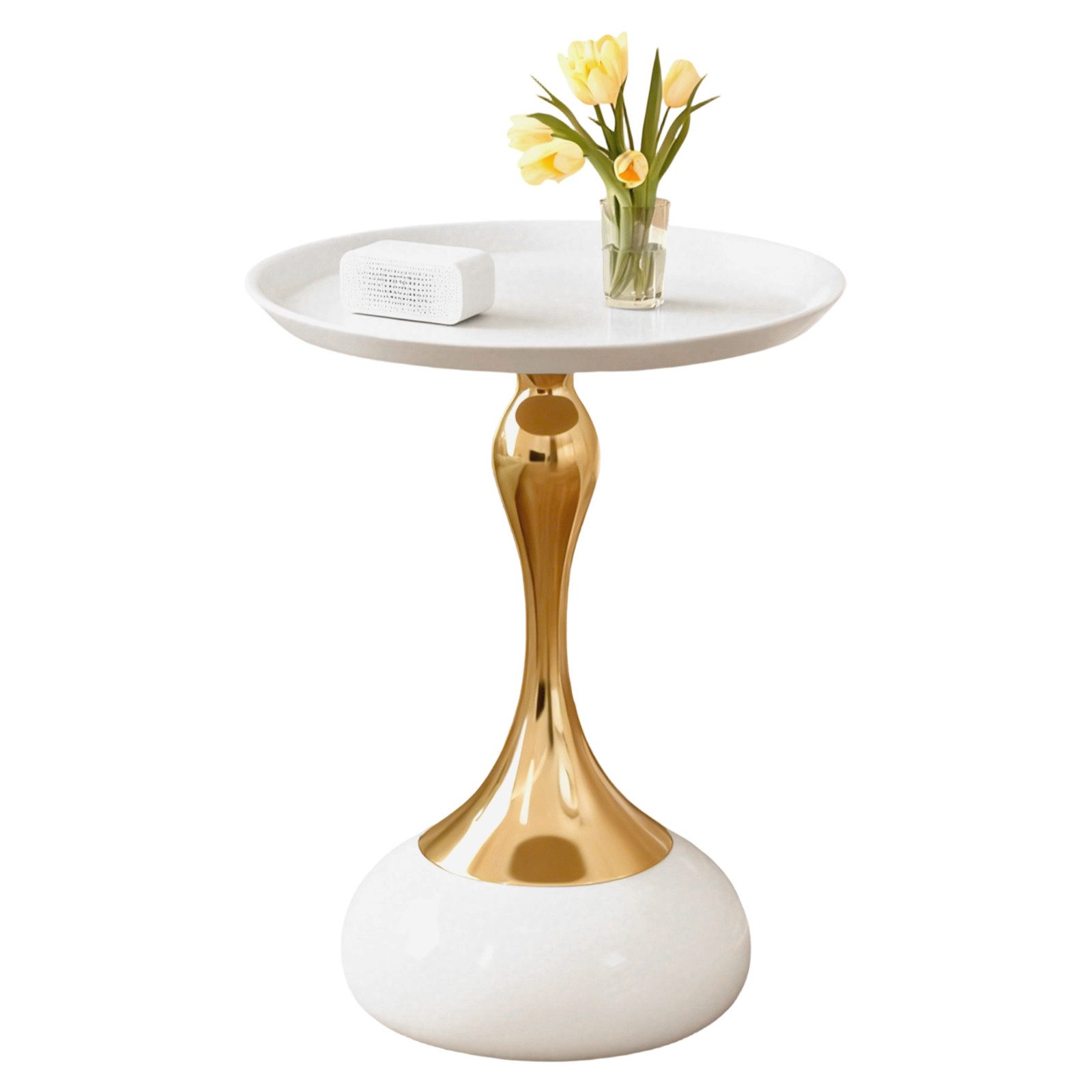 TWSOUL Couchtisch Runder Beistelltisch Metall Vintage Nachttisch Kaffeetisc günstig online kaufen