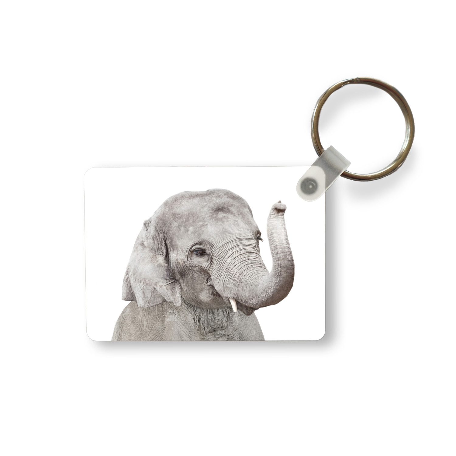 Schlüsselanhänger Elefant - Tiere - Grau - Natur