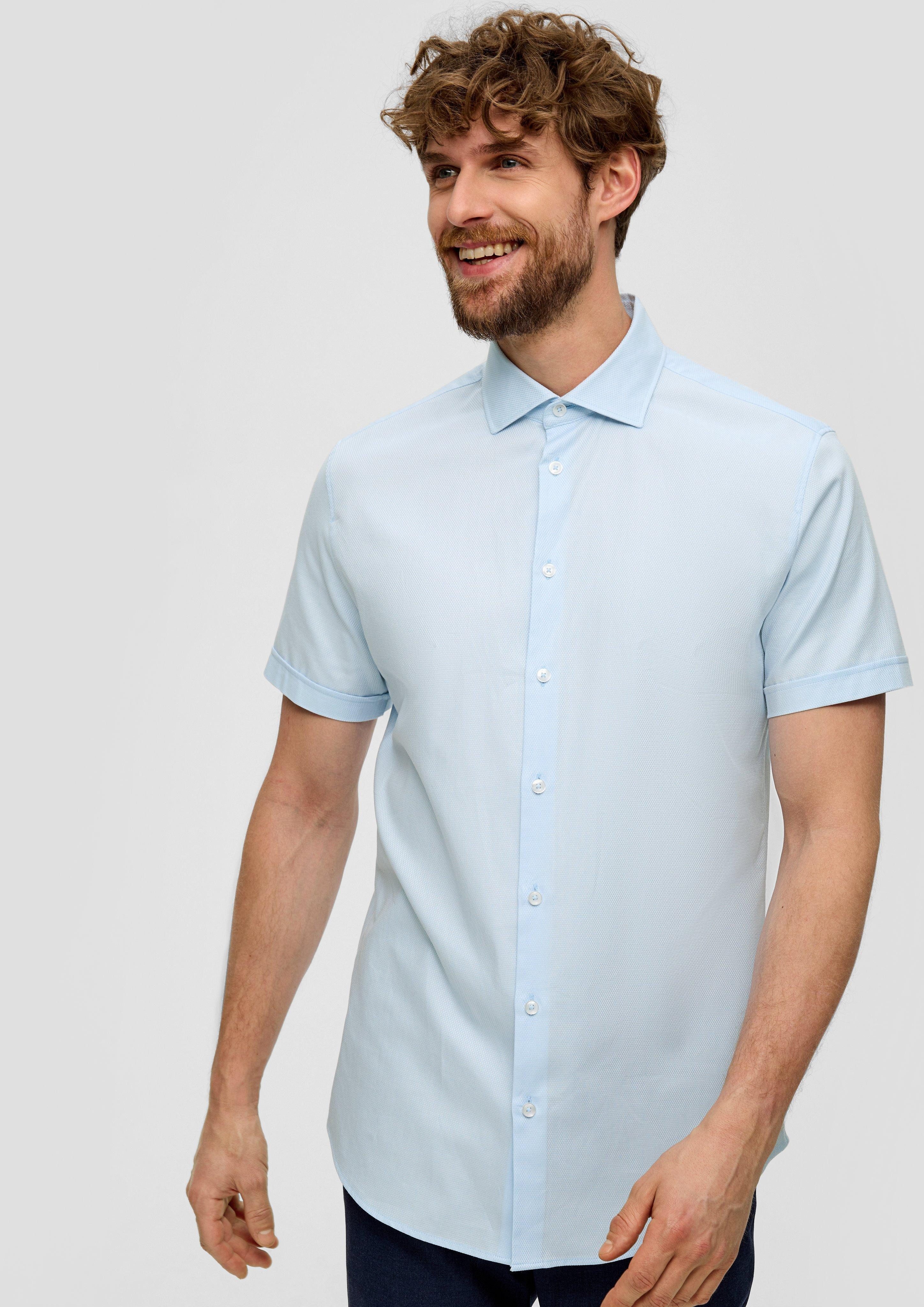 s.Oliver BLACK LABEL Kurzarmhemd Kurzarmhemd mit günstig online kaufen