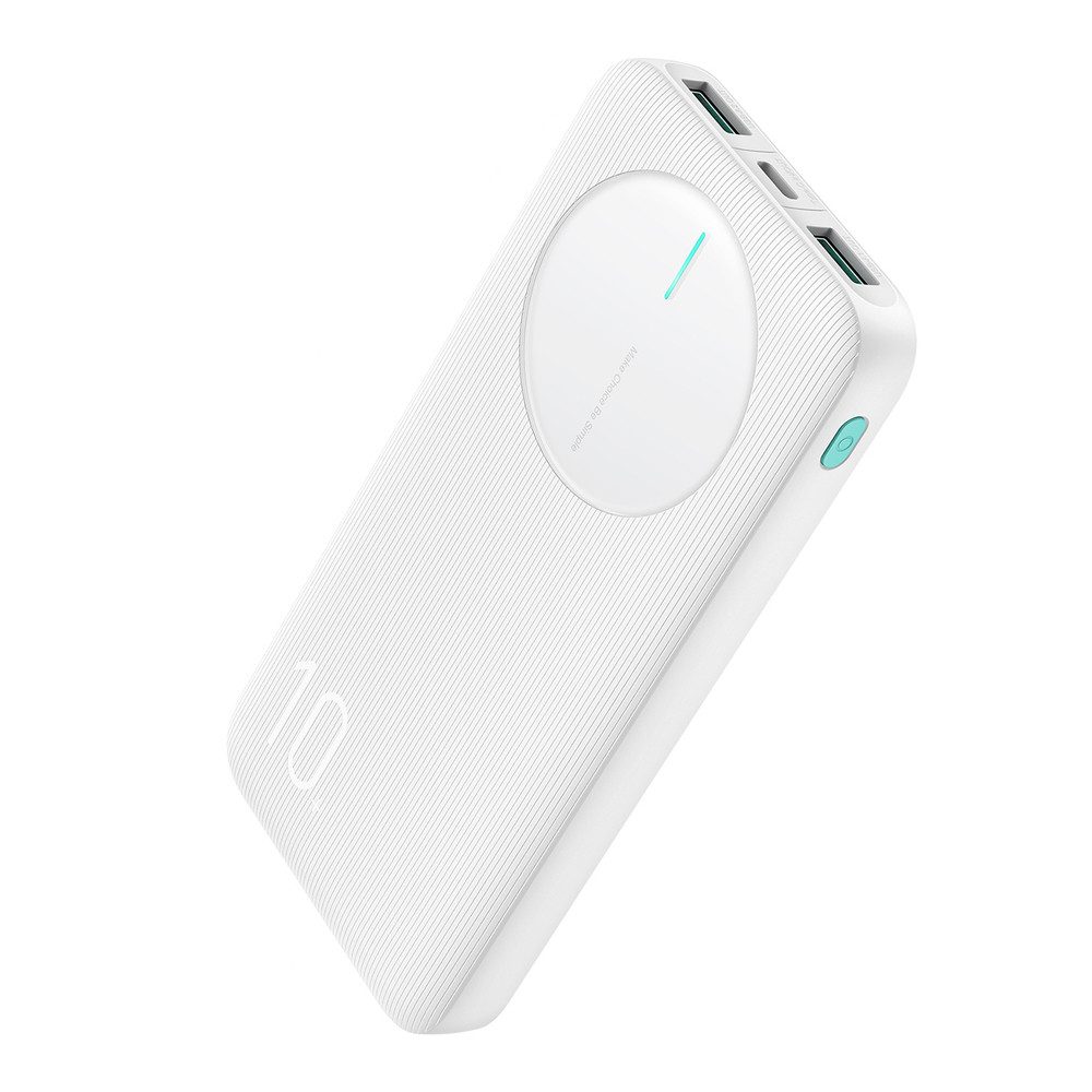 JOYROOM Zusatzakku Reiseakku Ladestation Powerbank JR-PBF12 10000 mAh (5 V, 1 St), 3 Anschlüsse, 12 W, Schutzfunktionen, kompakt