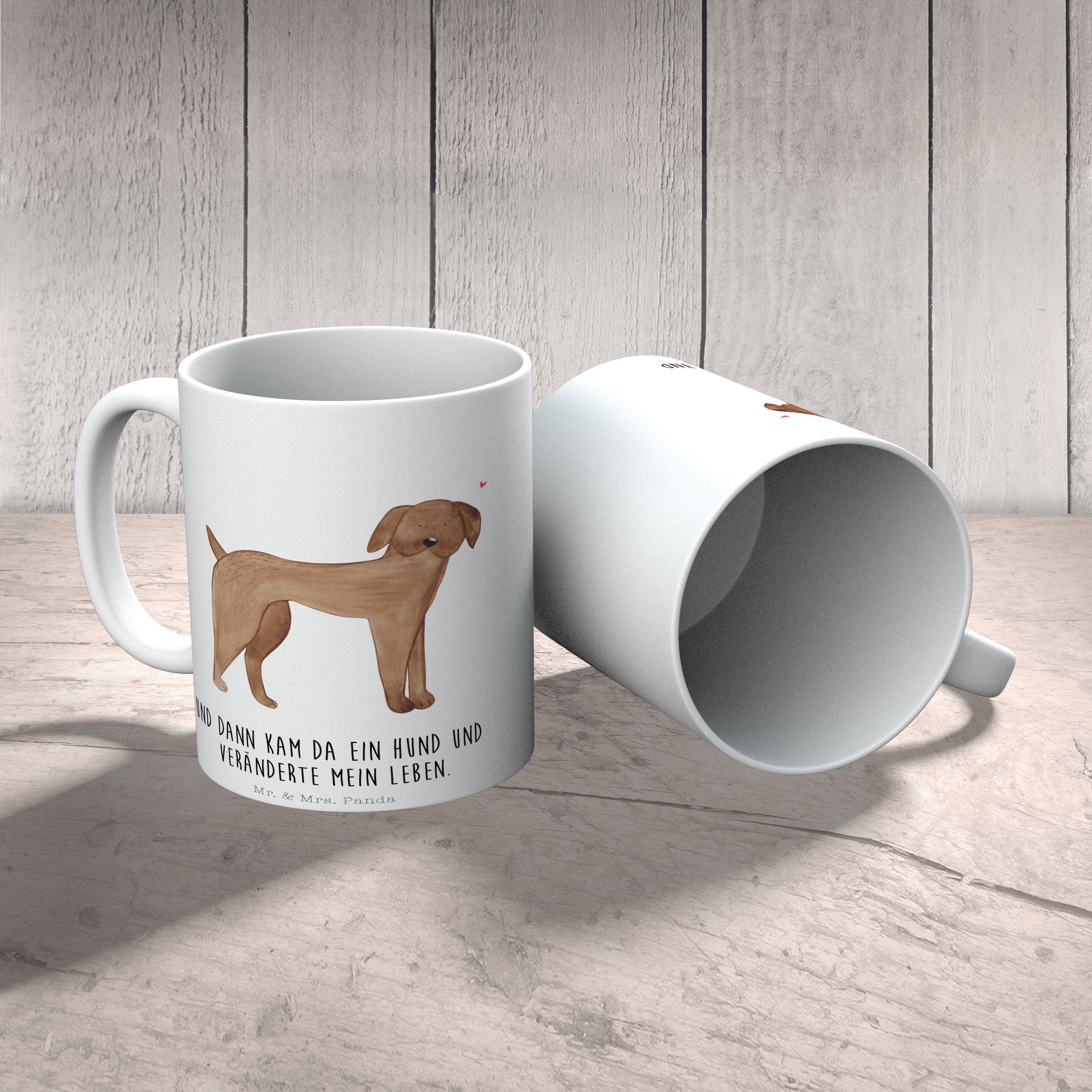 Panda Mr. & - Dogge Motive, Tasse Haust, Teebecher, Keramik Weiß Sprüche, Tasse Mrs. - Geschenk, Hund