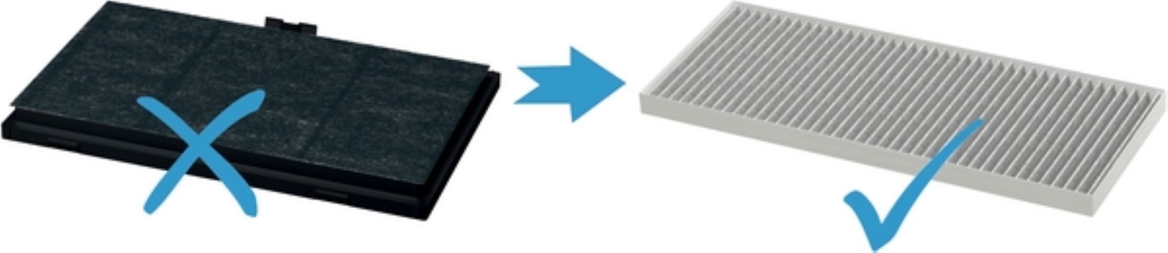 SIEMENS Montagezubehör Dunstabzugshaube LZ11ITI14, Clean Air Standard Umluftset (4 St)