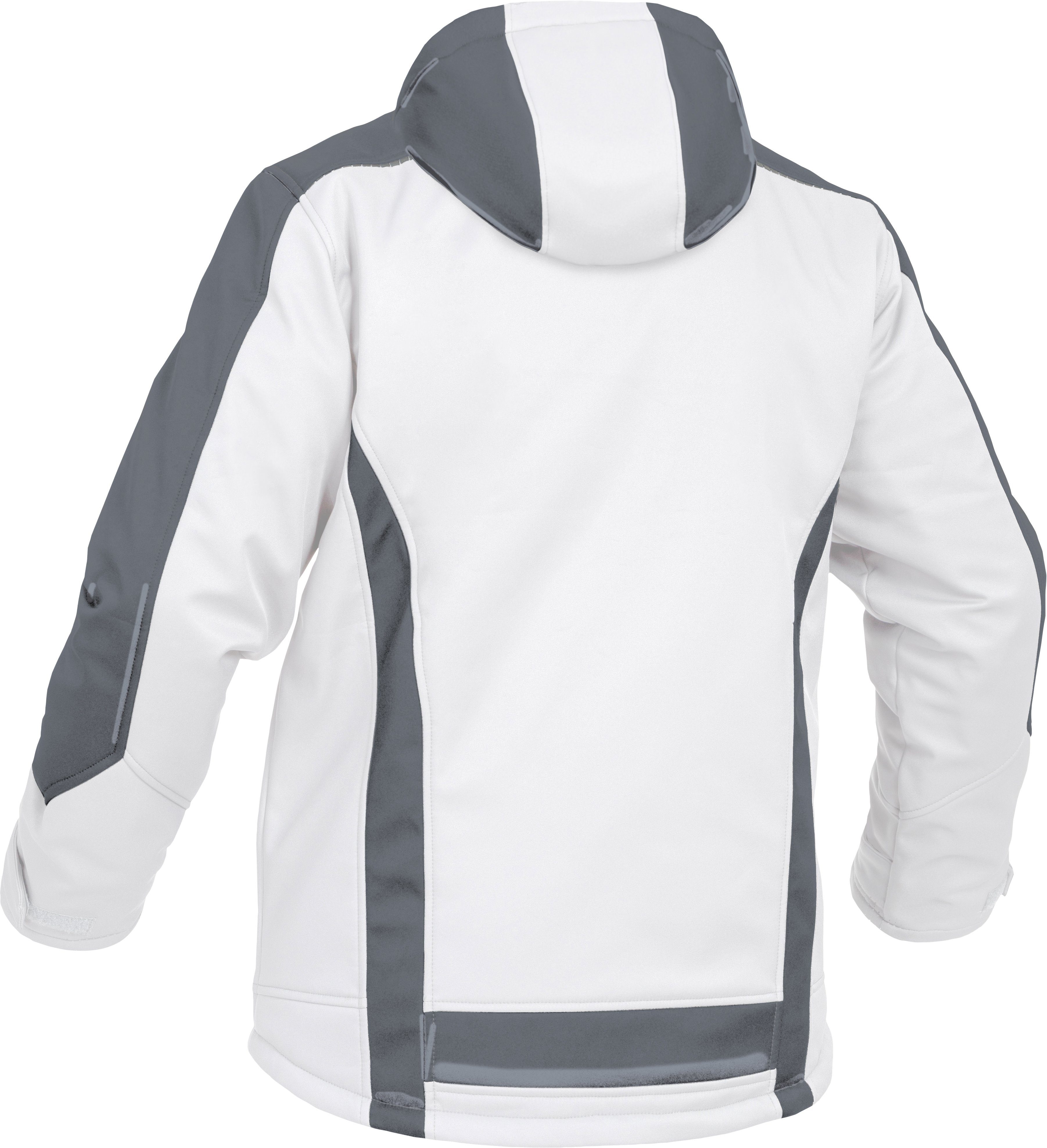 Leibwächter weiß/grau Softshelljacke Herren Softshelljacke Flex-Line