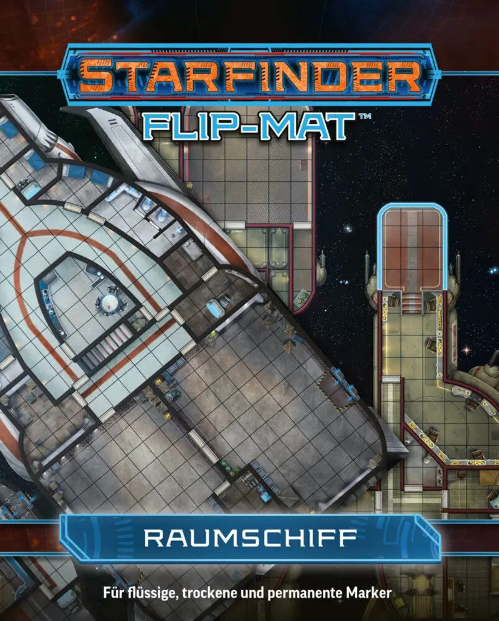 Ulisses Spiele Spiel Starfinder Flip-Mat: Raumschiff