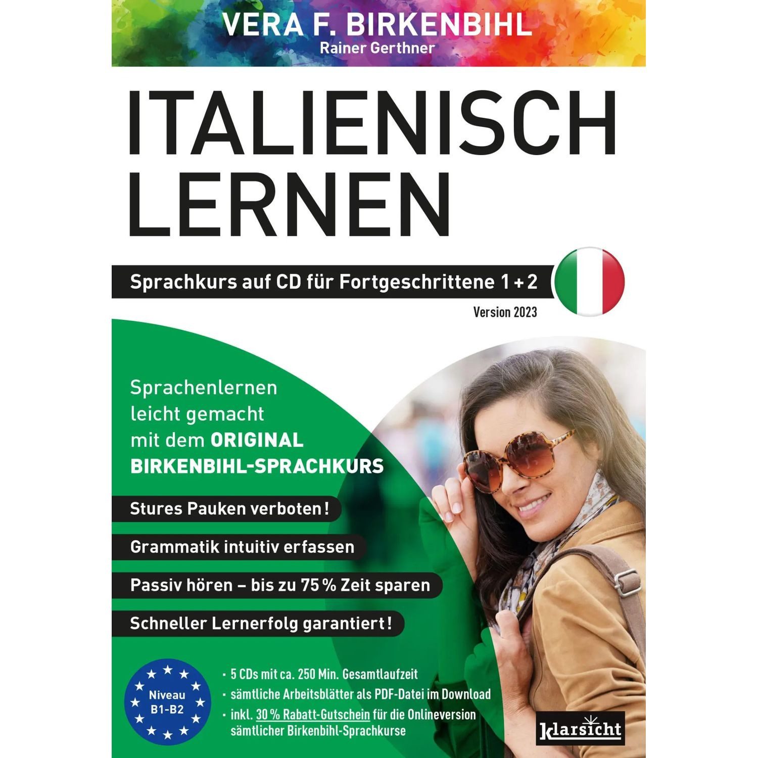Hörspiel Italienisch lernen für Fortgeschrittene 1+2 (ORIGINAL BIRKENBIHL)