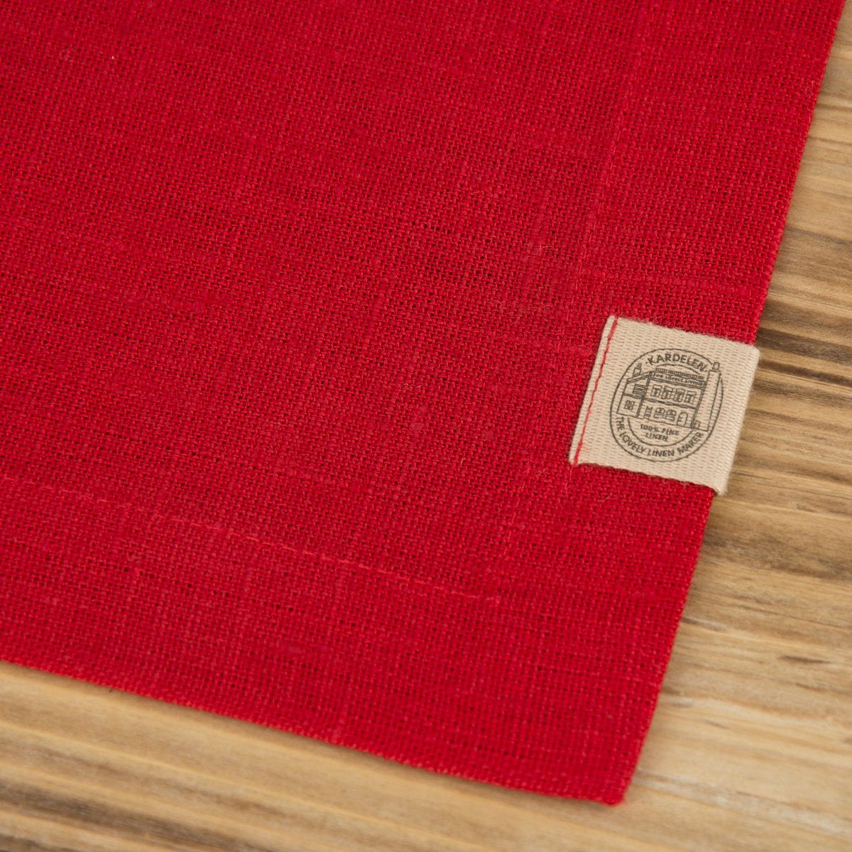 SCHÖNER LEBEN. Platzset Leinen-Tischset Platzset Erik 1-lagig 37x50cm rot