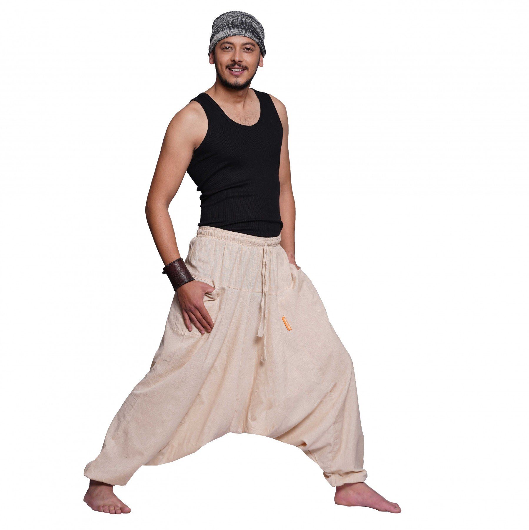 SIMANDRA Haremshose Singharaja Herren Freizeithose (1-tlg) mit elastischem günstig online kaufen