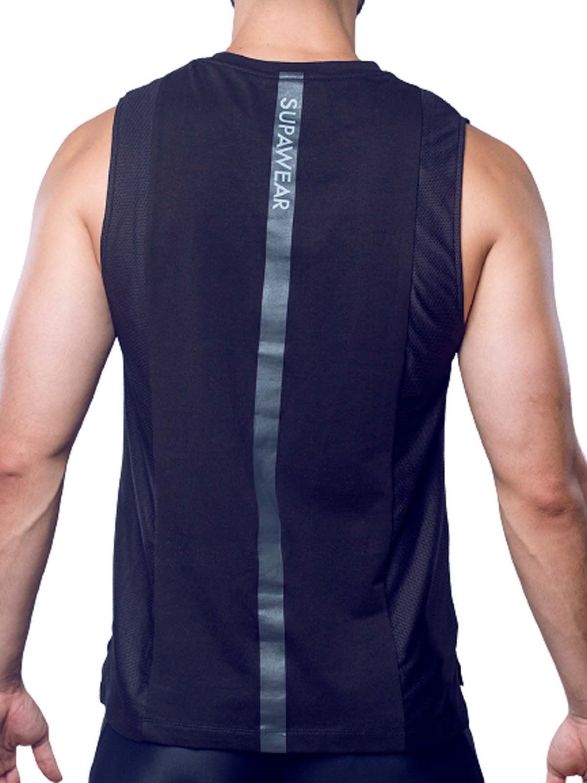 Supawear Tanktop Supawear Supa Pro Singlet Tank Top Black
